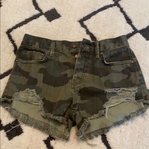 camo free people short